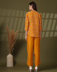 Embroidered Pure Cotton Top With Trouser Co-Ords