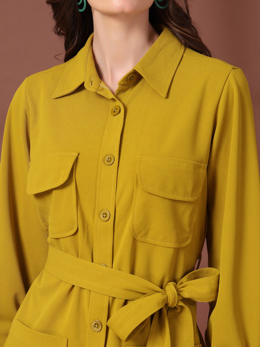 Shirt Collar Shirt &amp; Trousers Co-Ords