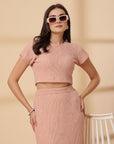 Pink Top With Skirt Co-Ords