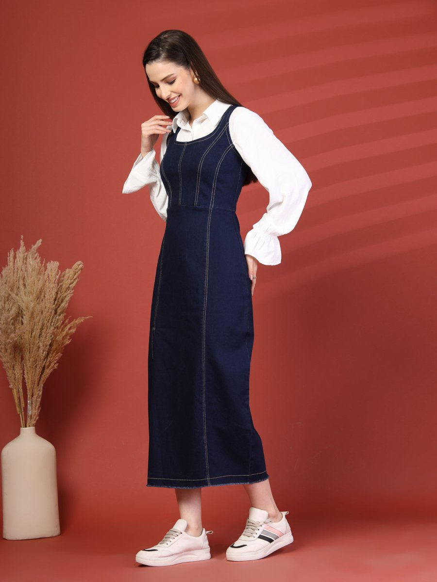 Women Sheath Midi Dress