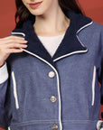 Women Fleece Open Front Jacket