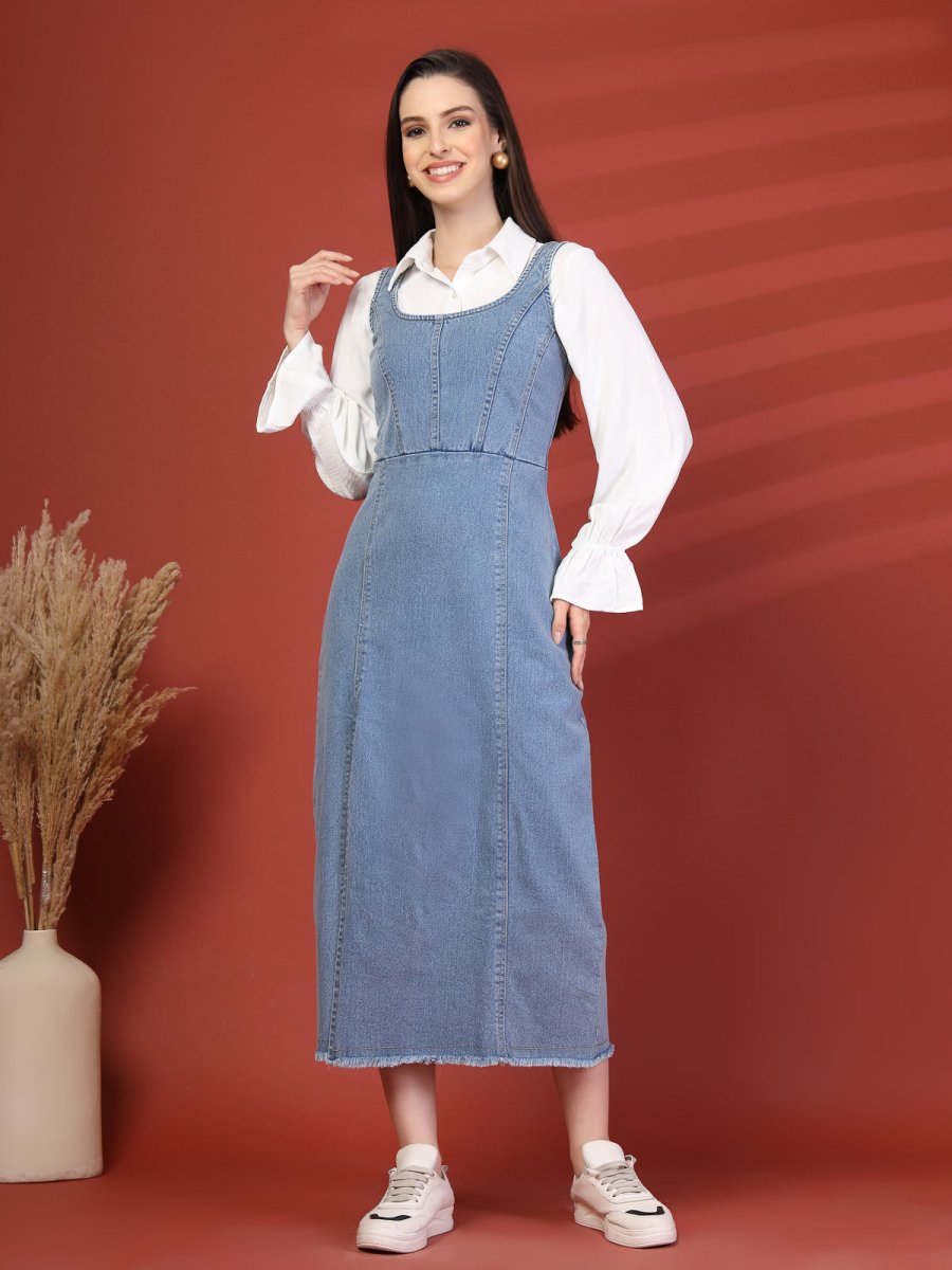 Women A-Line Midi Dress