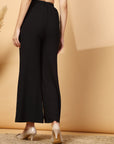 Women Loose Fit Pleated Trousers