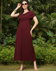 Women Sheath Midi Dress