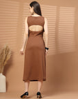 Women A-Line Midi Dress