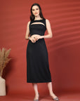 Women Sheath Midi Dress