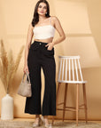 Women Loose Fit Pleated Trousers