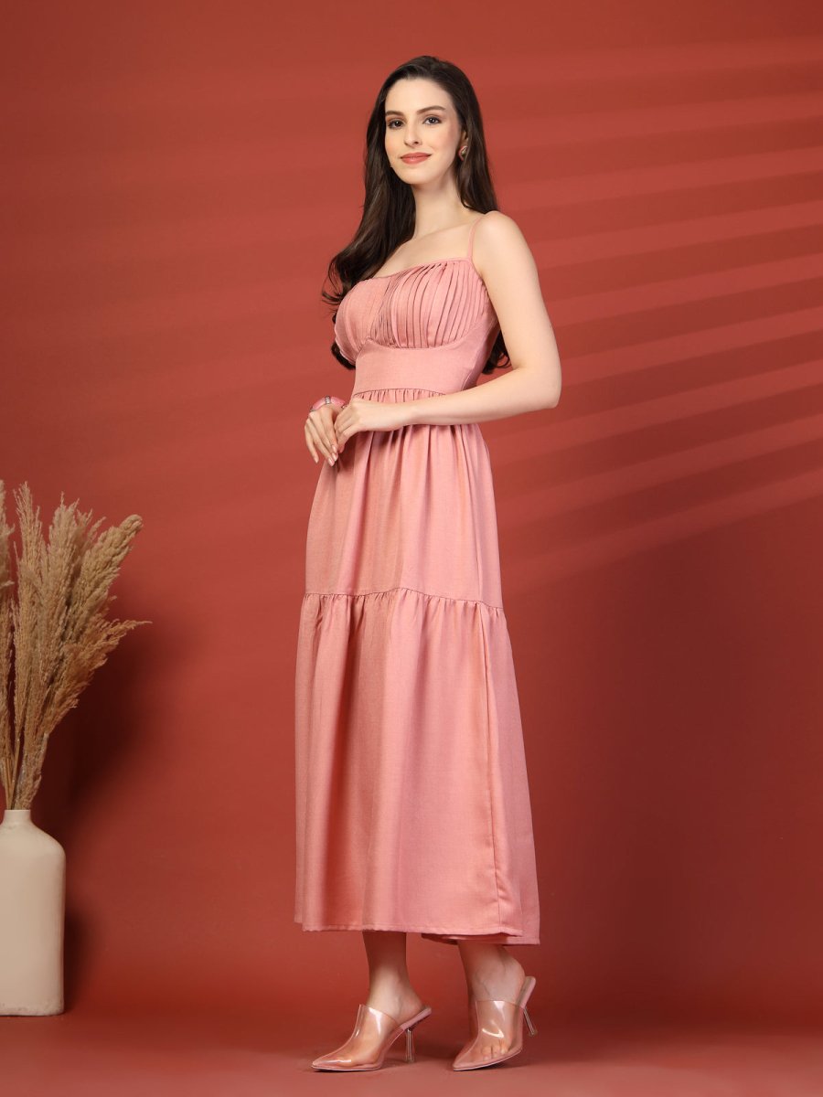 Women Fit &amp; Flare Midi Dress