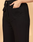 Women Loose Fit Pleated Trousers