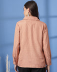 Pink Women Opaque Casual Shirt