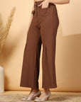 Women Loose Fit Pleated Trousers