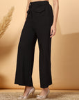 Women Loose Fit Pleated Trousers