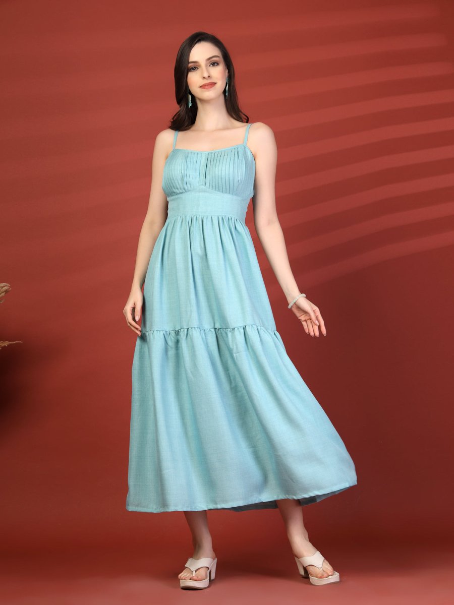 Women A-Line Midi Dress