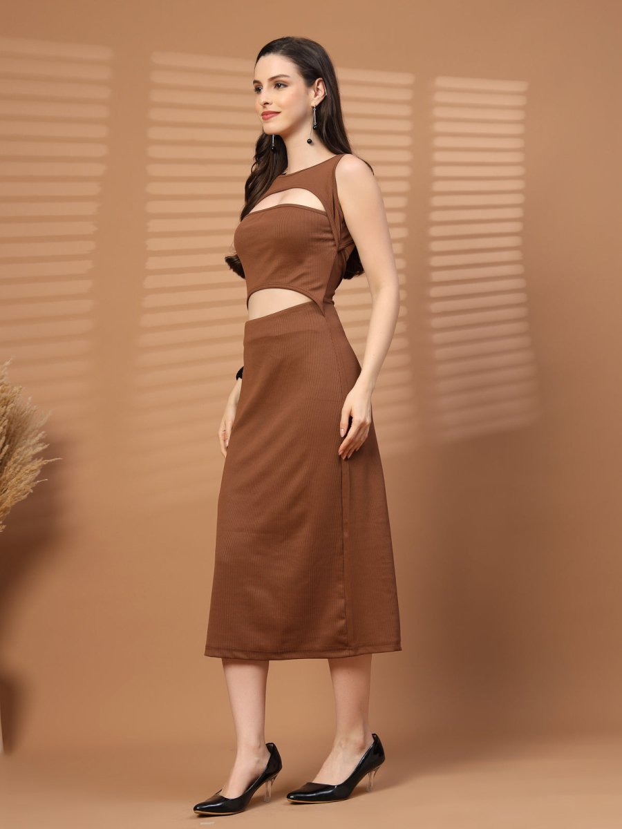 Women A-Line Midi Dress