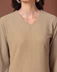 Self-Design Top With Trousers Co-Ords