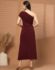 Women Sheath Midi Dress