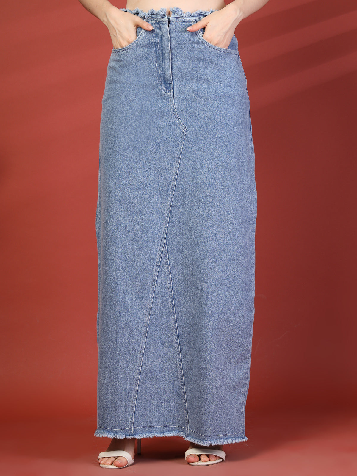 Women A-Line Maxi Skirt