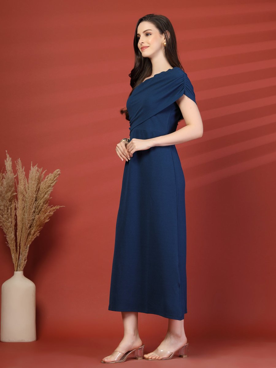 Women A-Line Midi Dress
