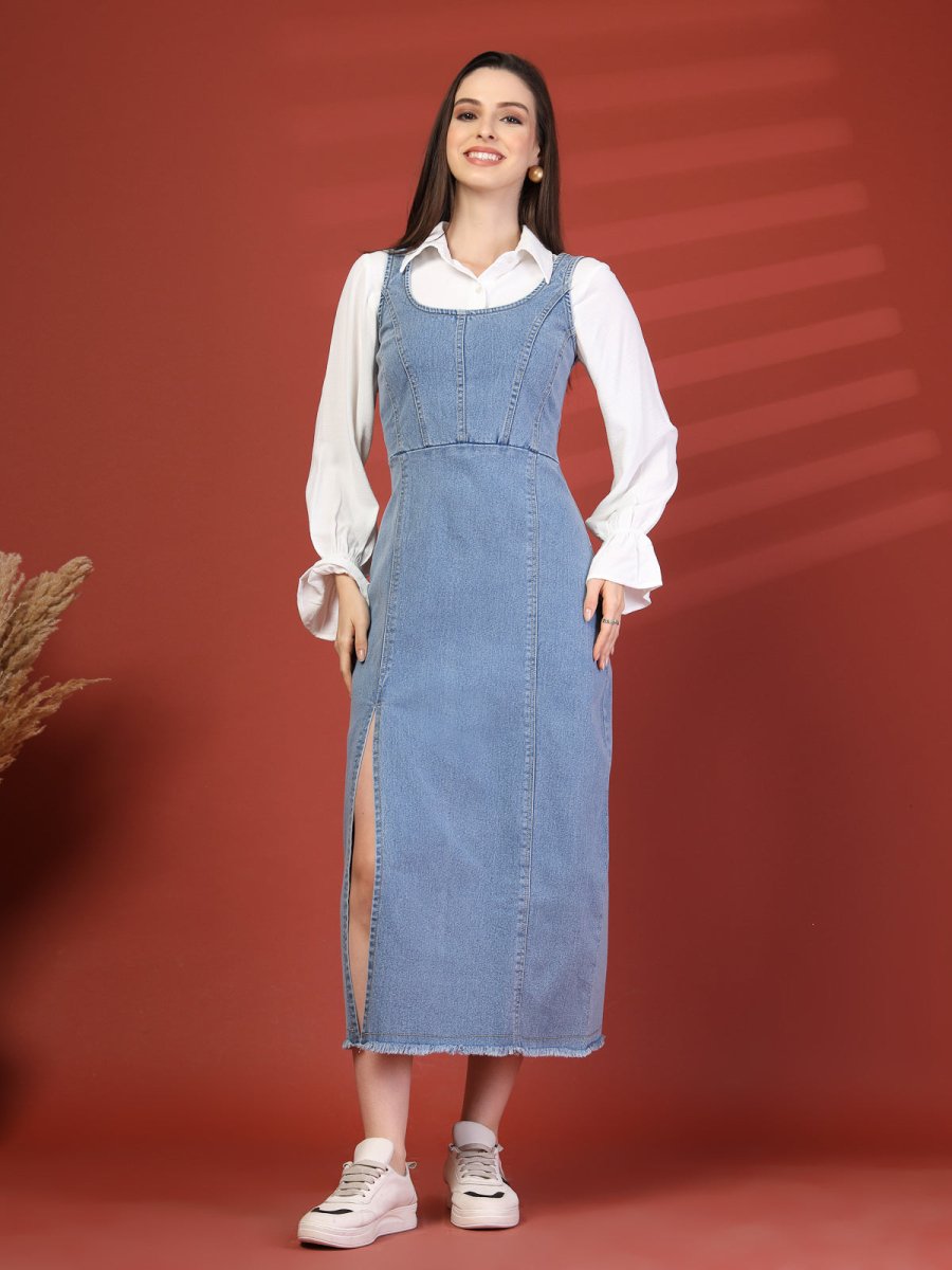 Women A-Line Midi Dress