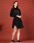 Women Shirt Mini Dress