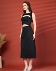 Women Sheath Midi Dress