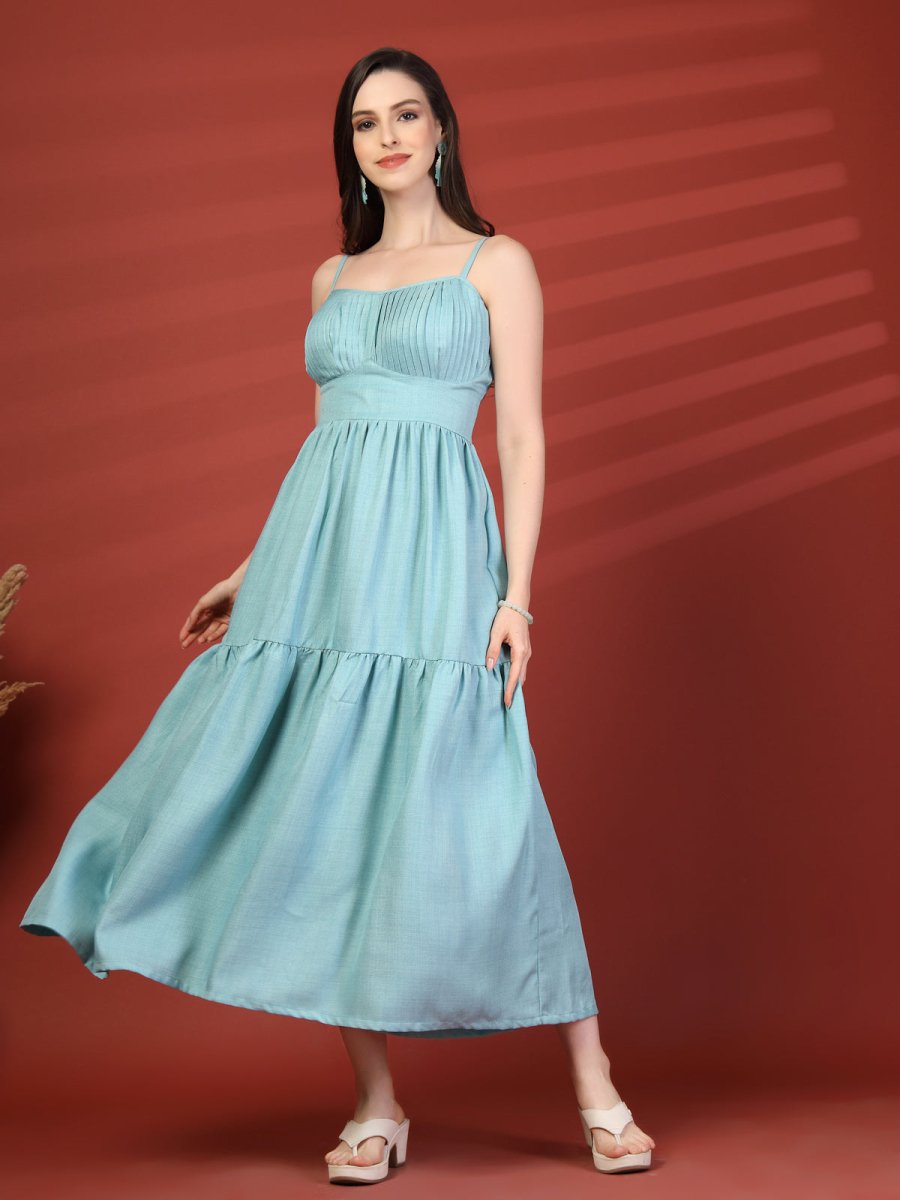 Women A-Line Midi Dress