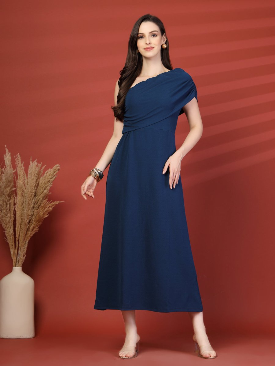 Women A-Line Midi Dress