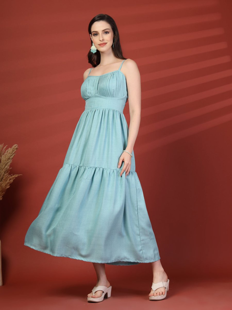 Women A-Line Midi Dress