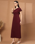 Women Sheath Midi Dress