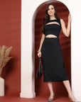 Women Sheath Midi Dress