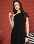 Women A-Line Midi Dress