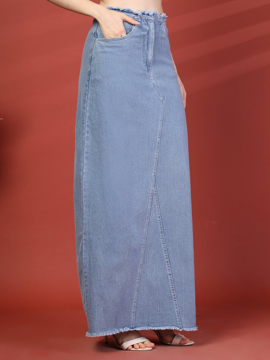 Women A-Line Maxi Skirt