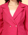 Cotton Coat With Trousers Co-Ords