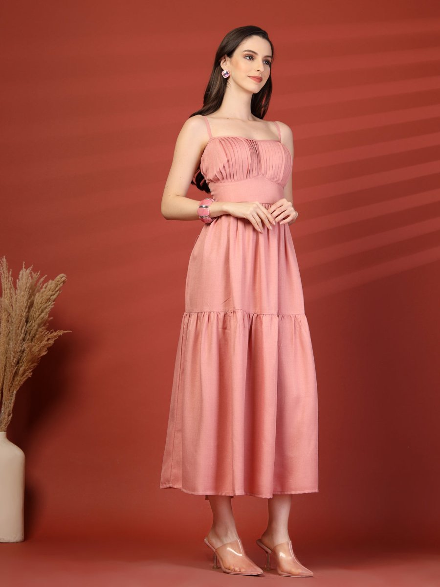 Women Fit &amp; Flare Midi Dress