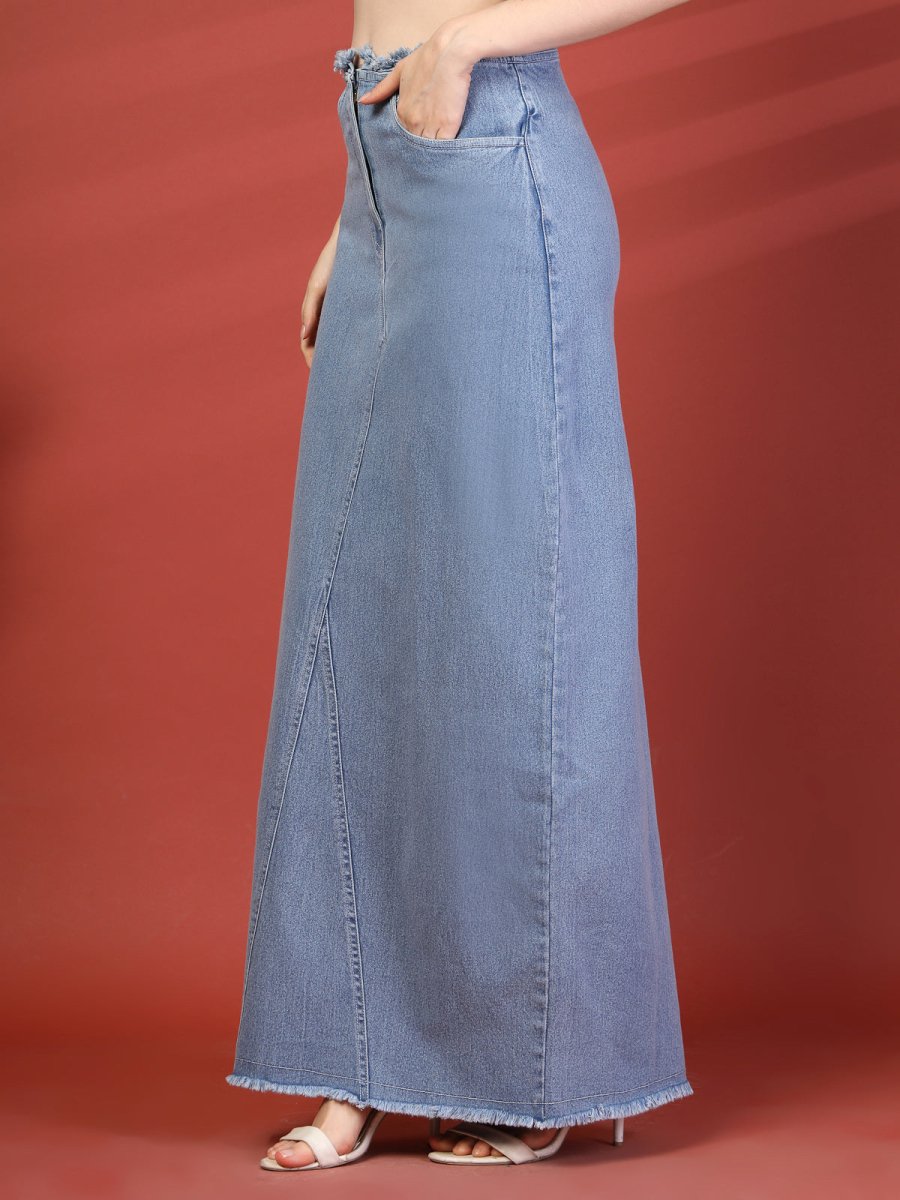 Women A-Line Maxi Skirt