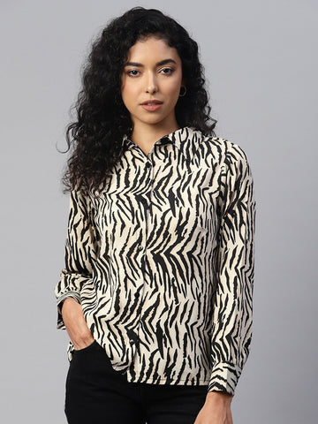 Women Animal Printed Casual Shirt