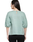 Olive Green A-Line Top