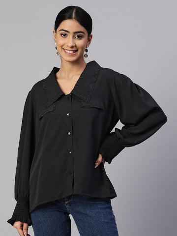 Embellished Casual Shirt